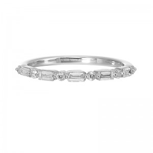 14Kt White Gold Diamond 1/4Ctw Ring
