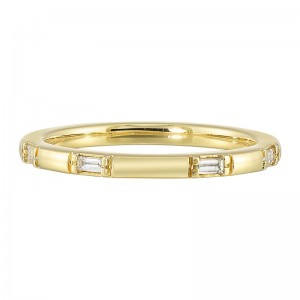 14K Yellow Gold Diamond 1/10Ctw Ring