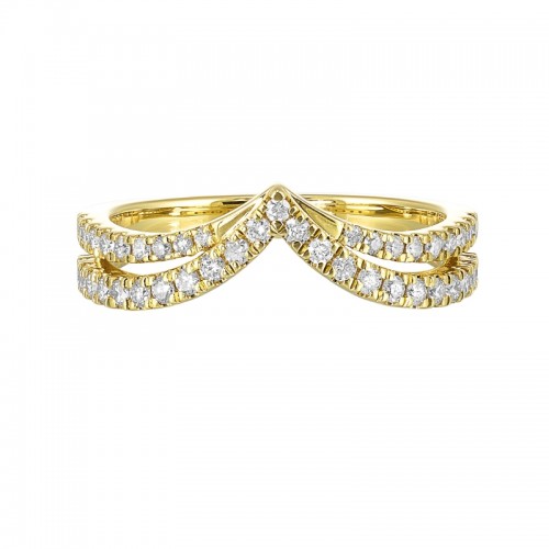 14Kt Yellow Gold Diamond 3/8Ctw Ring Enhancer