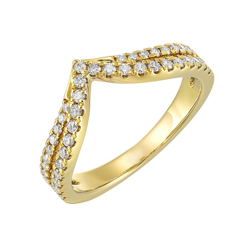 14Kt Yellow Gold Diamond 3/8Ctw Ring Enhancer