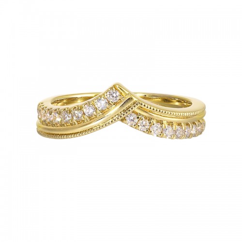 14Kt Yellow Gold Diamond 1/4Ctw Ring Enhancer