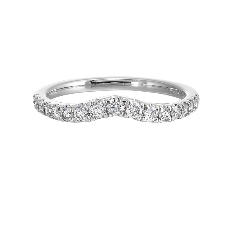 14Kt White Gold Diamond 1/3Ctw Ring Enhancer