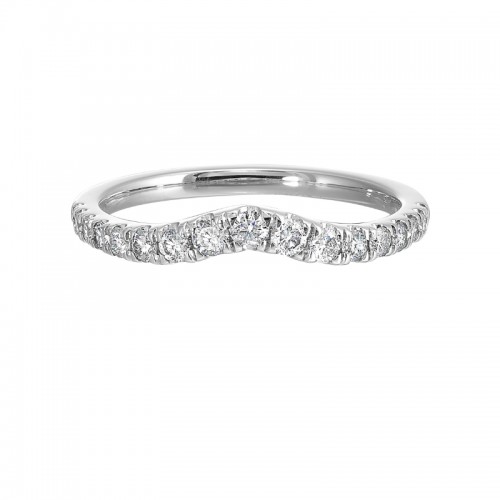 14Kt White Gold Diamond 1/3Ctw Ring Enhancer