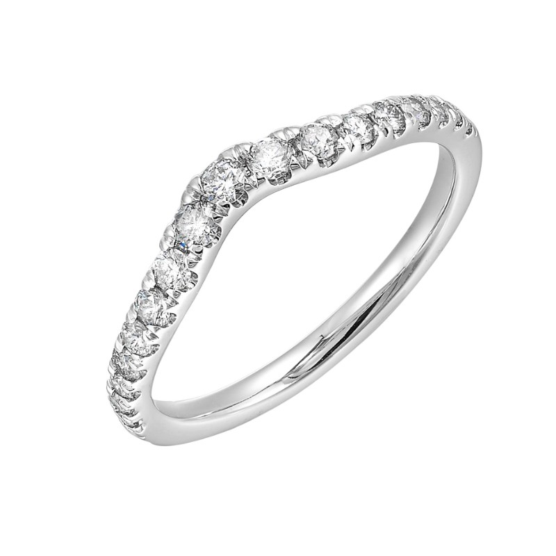 14Kt White Gold Diamond 1/3Ctw Ring Enhancer