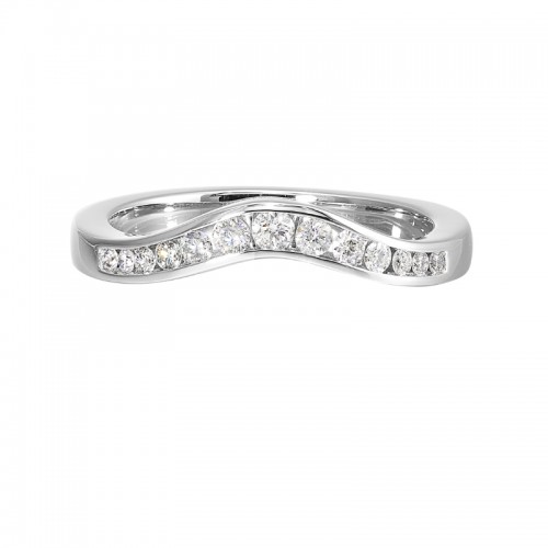 14Kt White Gold Diamond 1/4Ctw Ring Enhancer