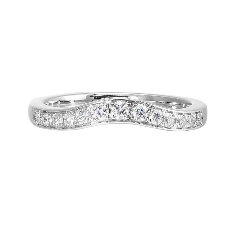 14Kt White Gold Diamond 1/4Ctw Ring Enhancer