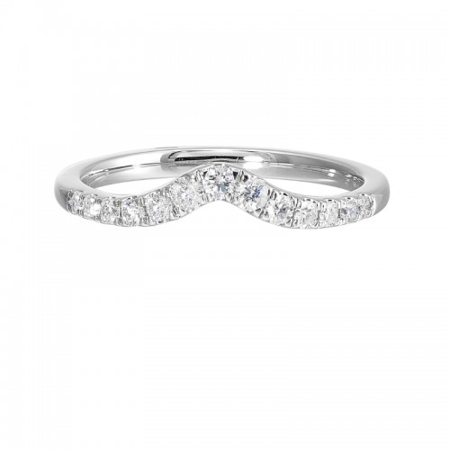 14Kt White Gold Diamond 1/4Ctw Ring Enhancer