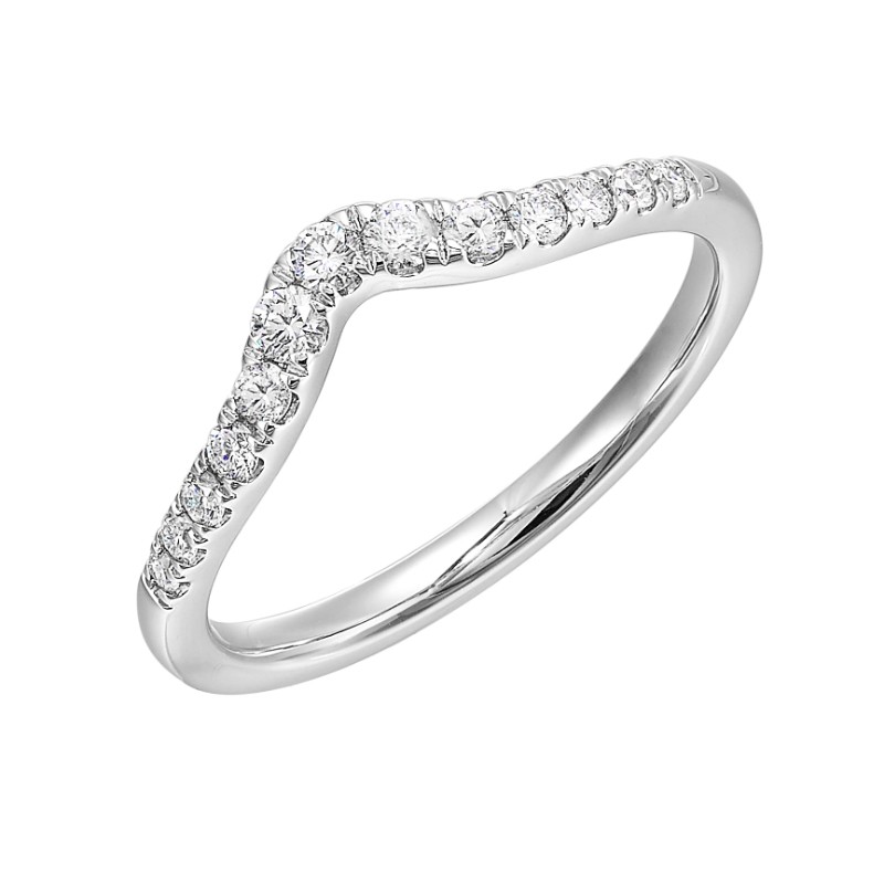14Kt White Gold Diamond 1/4Ctw Ring Enhancer