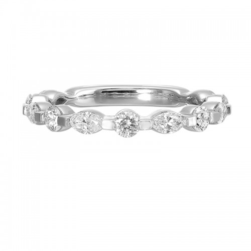 14Kt White Gold Diamond 1Ctw Ring