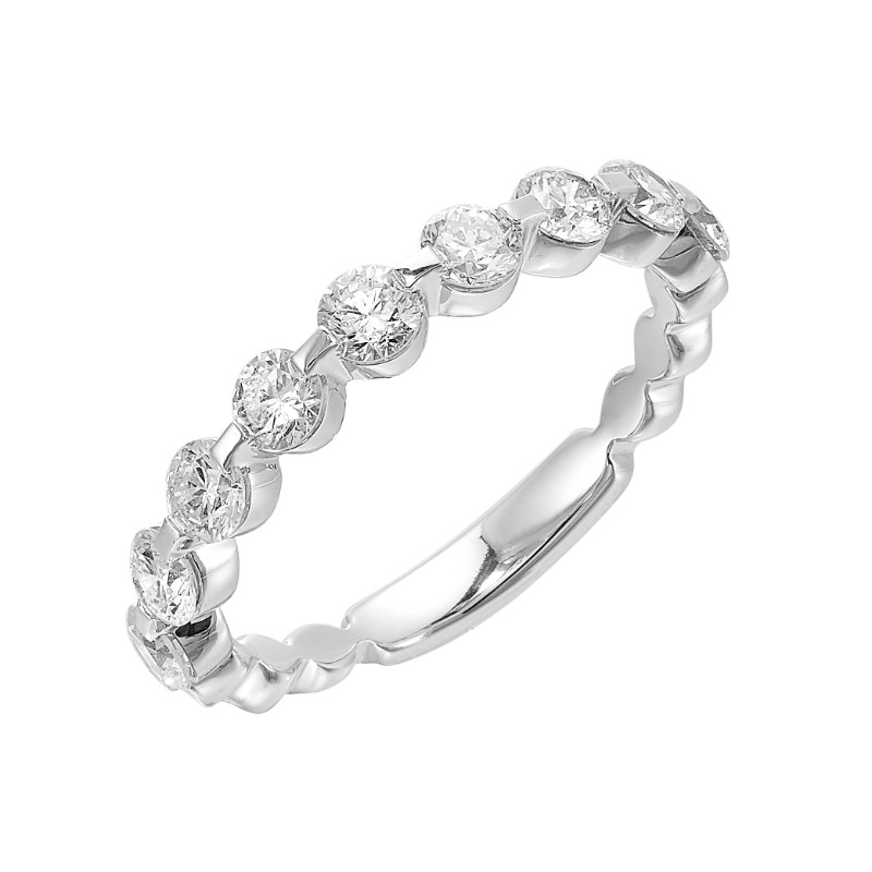 14Kt White Gold Diamond 1Ctw Ring