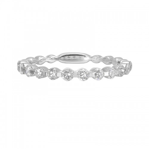 14Kt White Gold Diamond 1/2Ctw Ring