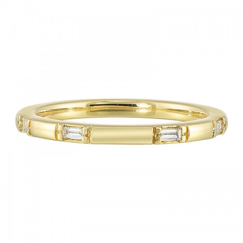 14K Yellow Gold Diamond 1/10Ctw Ring
