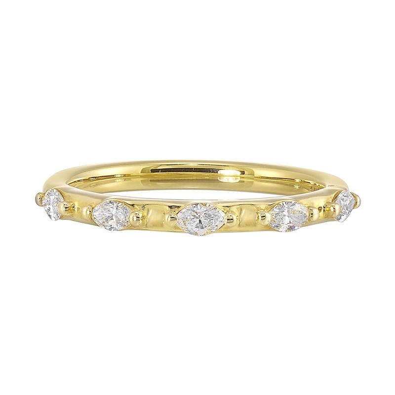 14K Yellow Gold Diamond 1/3Ctw Ring