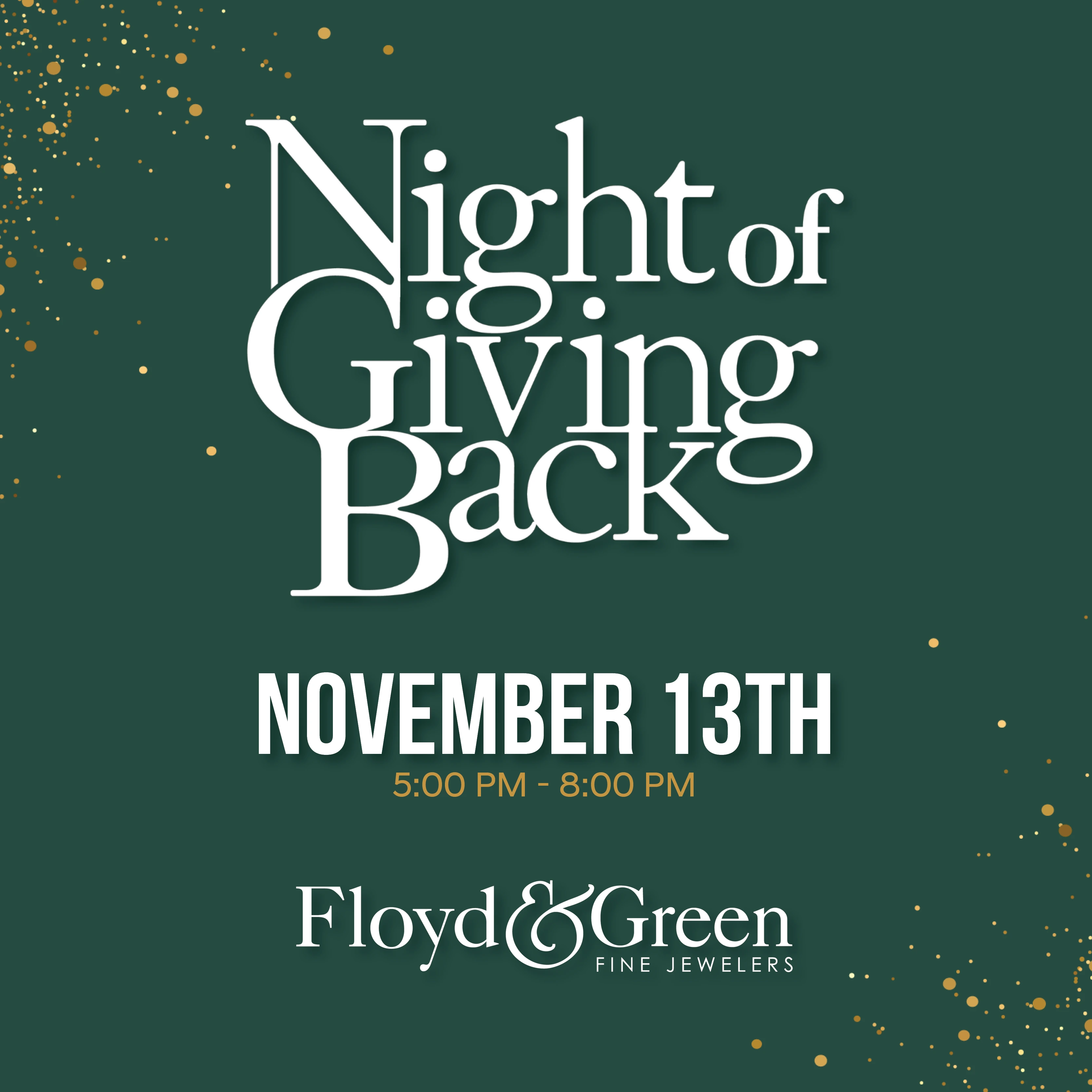 Night of Giving Back
