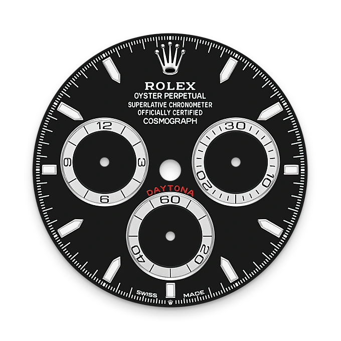 Black dial